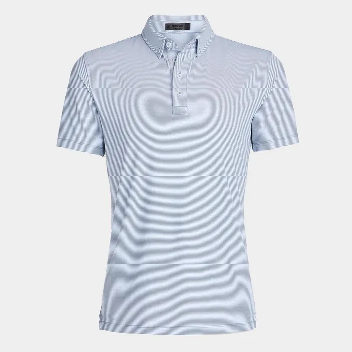 Feeder Stripe Tech Jersey Polo Fjord Men GFORE Tops