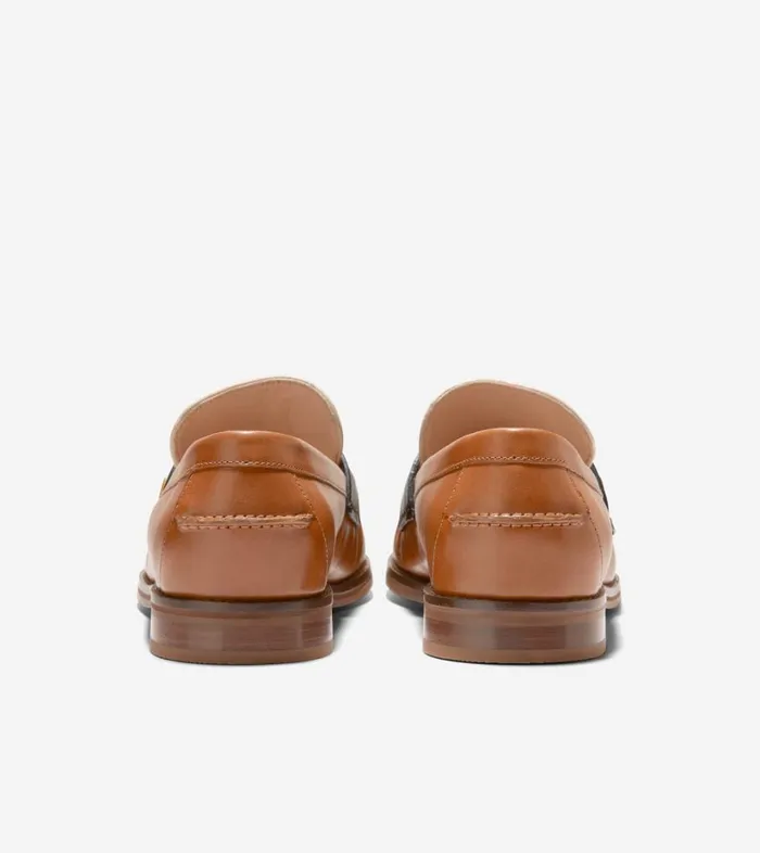 Flats and SlipOns Women Cole Haan Lux Pinch Penny Loafer Pecanivoryblack Flats and SlipOns Women Cole Haan Lux Pinch Penny Loafer Pecanivoryblack