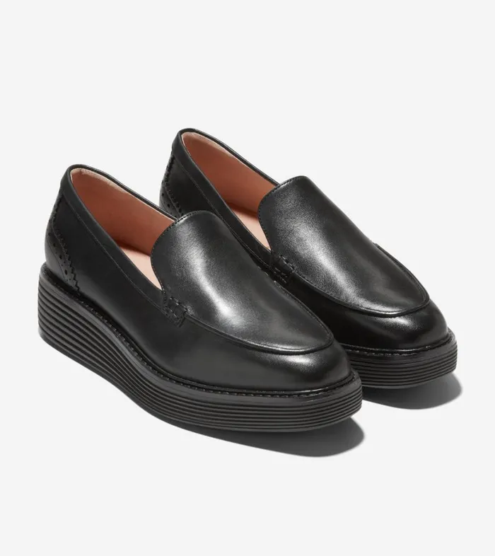 Flats and SlipOns Women Cole Haan riginalGrand Platform Venetian Loafer Black Flats and SlipOns Women Cole Haan riginalGrand Platform Venetian Loafer Black