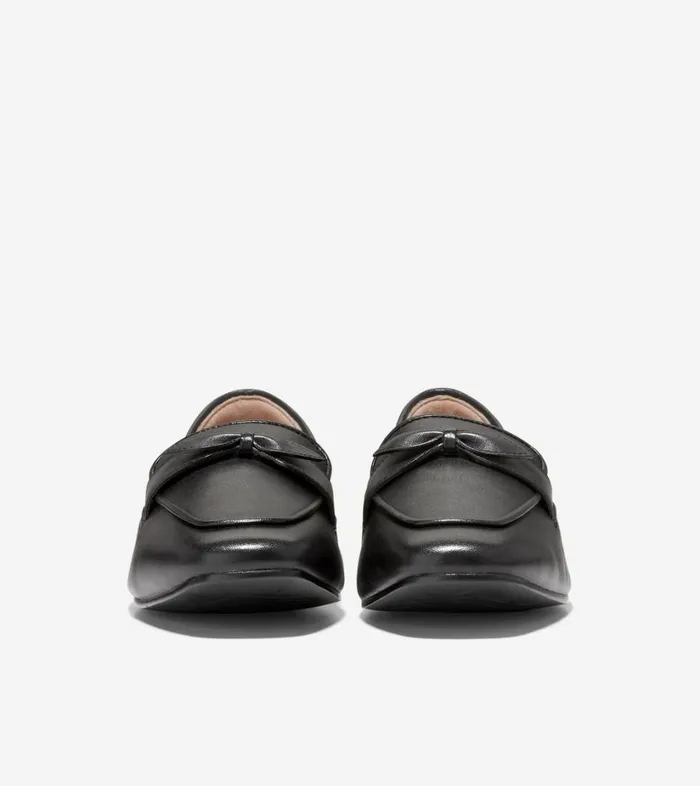 Flats and SlipOns Women Cole Haan York Bow Loafer Black Flats and SlipOns Women Cole Haan York Bow Loafer Black