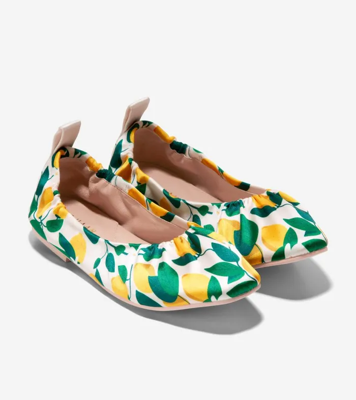 Flats and SlipOns Women Cole Haan York Soft Ballet Rosewaterlemon Flats and SlipOns Women Cole Haan York Soft Ballet Rosewaterlemon
