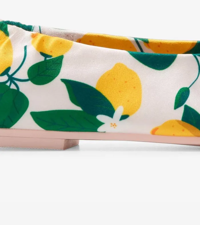 Flats and SlipOns Women Cole Haan York Soft Ballet Rosewaterlemon Flats and SlipOns Women Cole Haan York Soft Ballet Rosewaterlemon