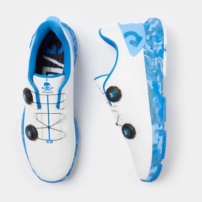 GDrive Perforated TPU Camo Golf Shoe Cielo Men GFORE Golf Shoes
