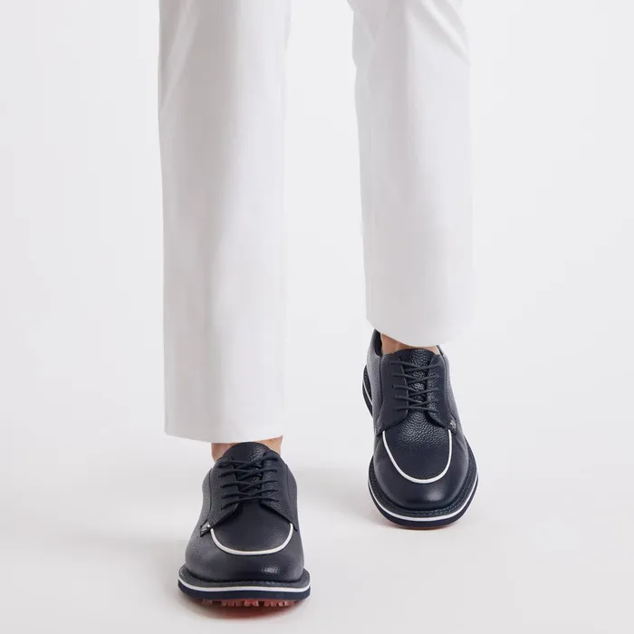 Gallivanter Pebble Leather Contrast Split Toe Golf Shoe Twilight Men GFORE Golf Shoes