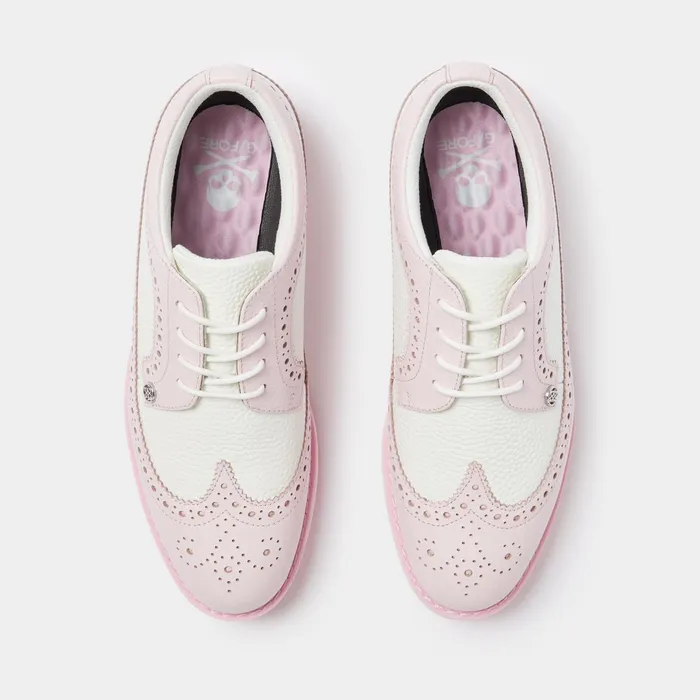 Gallivanter Pebble Leather Longwing Golf Shoe Blush Women GFORE Golf Shoes