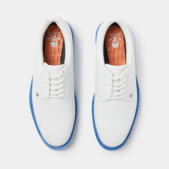 Gallivanter Perforated Leather Golf Shoe Cerulean Men GFORE Golf Shoes