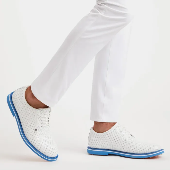Gallivanter Perforated Leather Golf Shoe Cerulean Men GFORE Golf Shoes