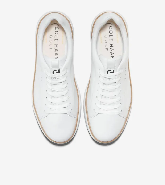 Golf Men Cole Haan GrandPr Topspin Golf Shoes Optic Whitenatural Golf Men Cole Haan GrandPr Topspin Golf Shoes Optic Whitenatural