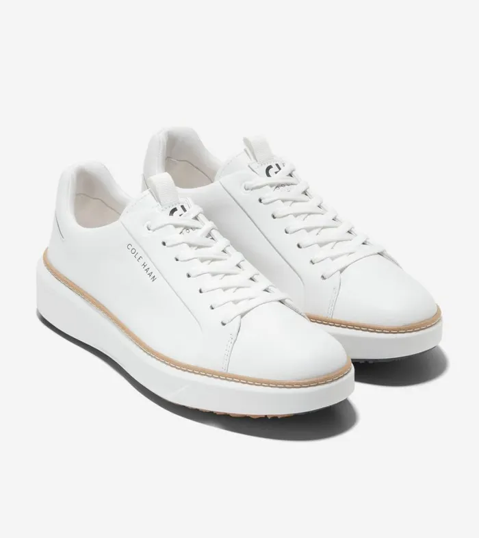Golf Men Cole Haan GrandPr Topspin Golf Shoes Optic Whitenatural Golf Men Cole Haan GrandPr Topspin Golf Shoes Optic Whitenatural