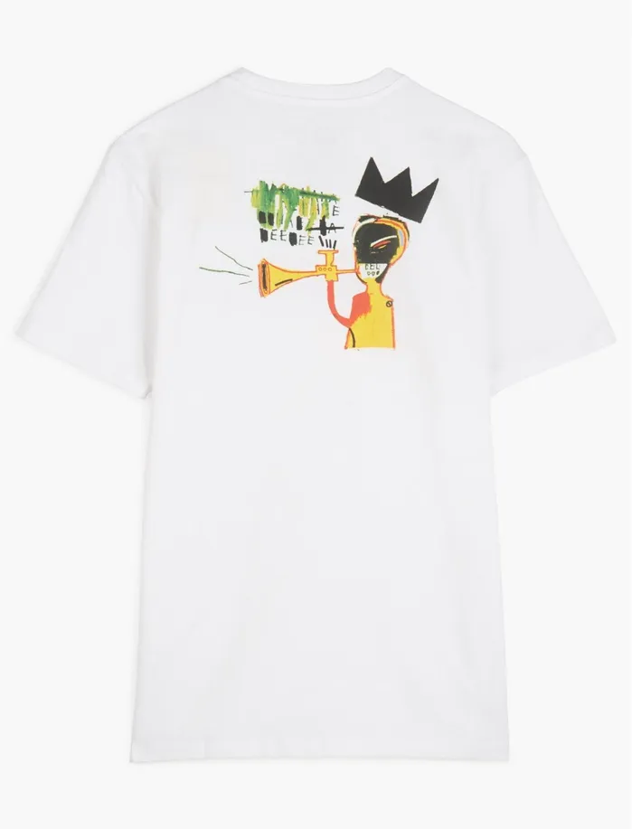 Graphic Tees Men Lucky Brand Basquiat Tee Bright White