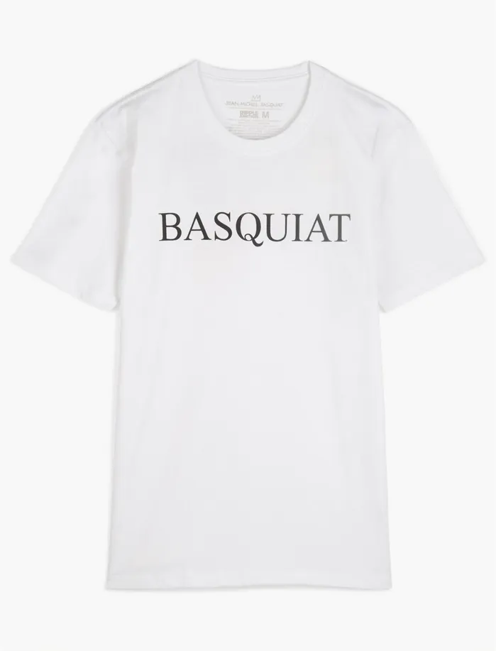 Graphic Tees Men Lucky Brand Basquiat Tee Bright White