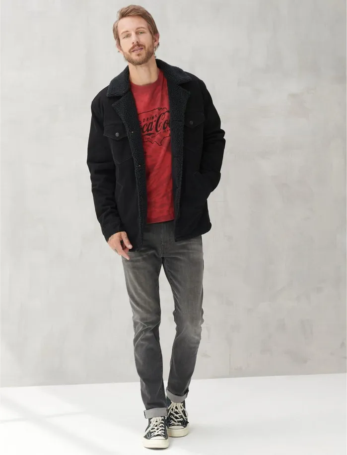 Graphic Tees Men Lucky Brand Coca Cola Tie Dye Tee Multi