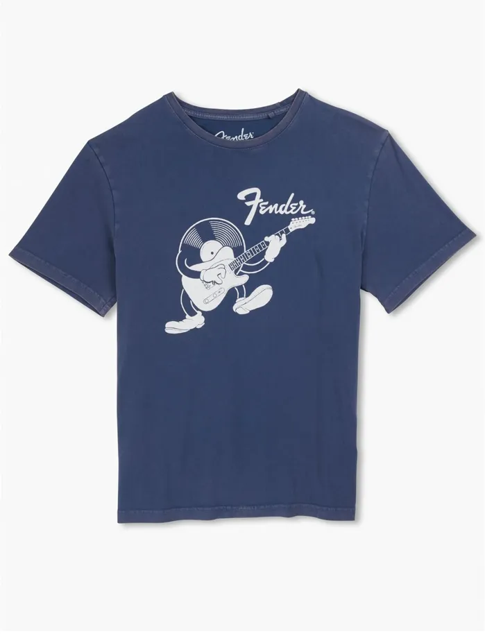 Graphic Tees Men Lucky Brand Fender Play Guitar Tee Dark Denim