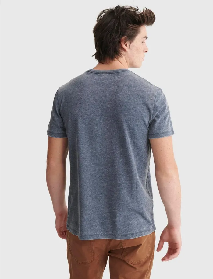 Graphic Tees Men Lucky Brand Genesis Tee American Navy