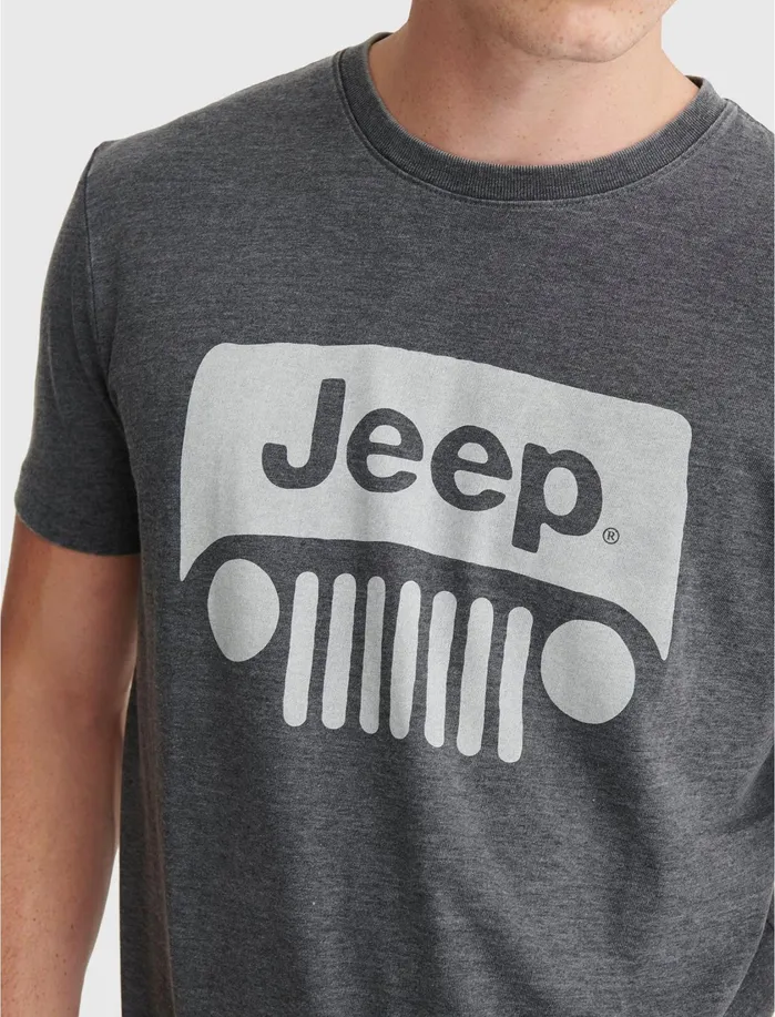 Graphic Tees Men Lucky Brand Jeep Tee Jet Black