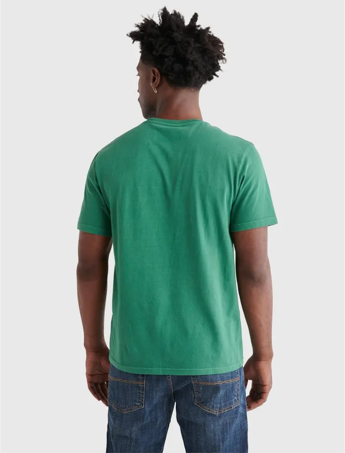 Graphic Tees Men Lucky Brand Jeep Wrangler Tee Hunter Green