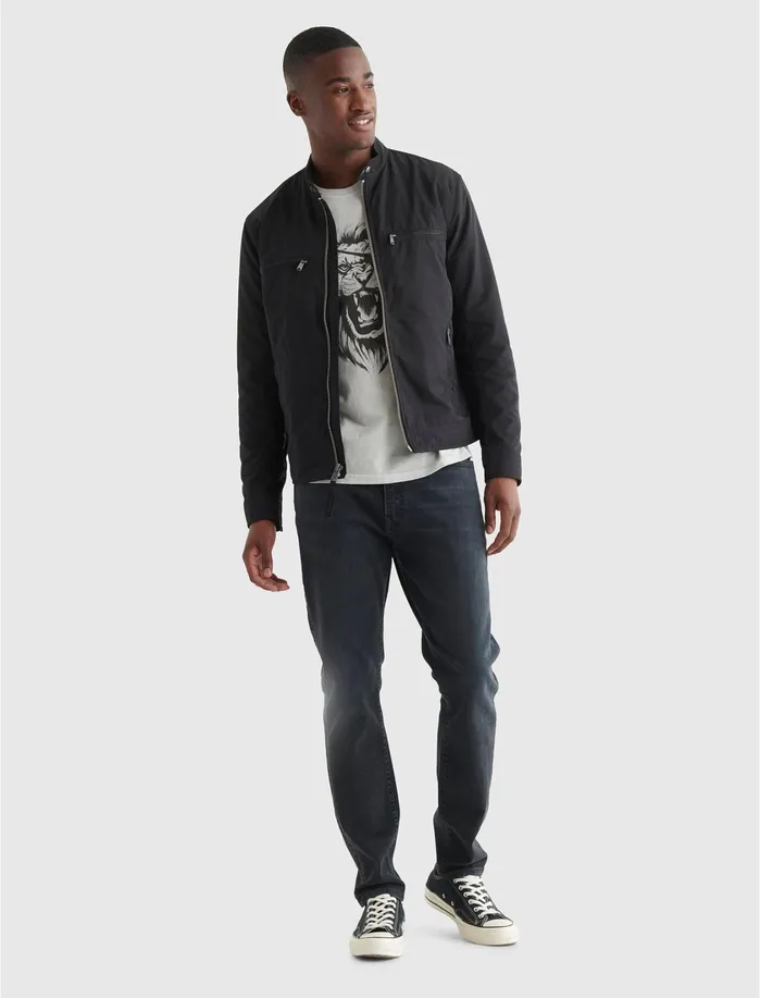 Graphic Tees Men Lucky Brand Lion Patch Grey Graphic Tees Men Lucky Brand Lion Patch Grey