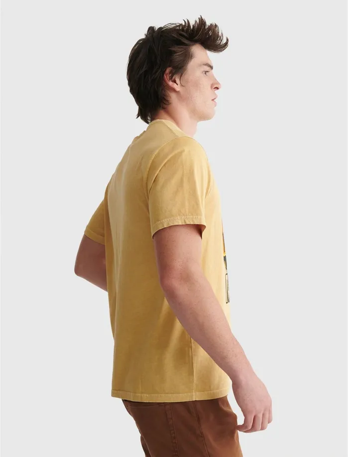 Graphic Tees Men Lucky Brand Miles Davis Tee Fall Leaf