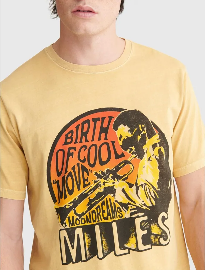 Graphic Tees Men Lucky Brand Miles Davis Tee Fall Leaf