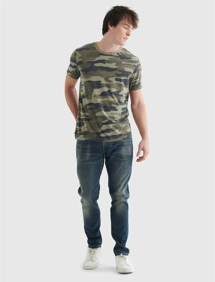 Graphic Tees Men Lucky Brand Military Crew Camo army Colors Graphic Tees Men Lucky Brand Military Crew Camo army Colors