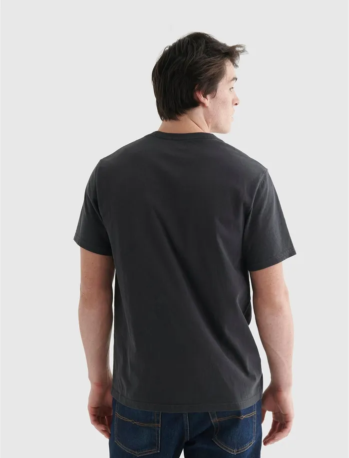 Graphic Tees Men Lucky Brand The Police Tee Jet Black Graphic Tees Men Lucky Brand The Police Tee Jet Black