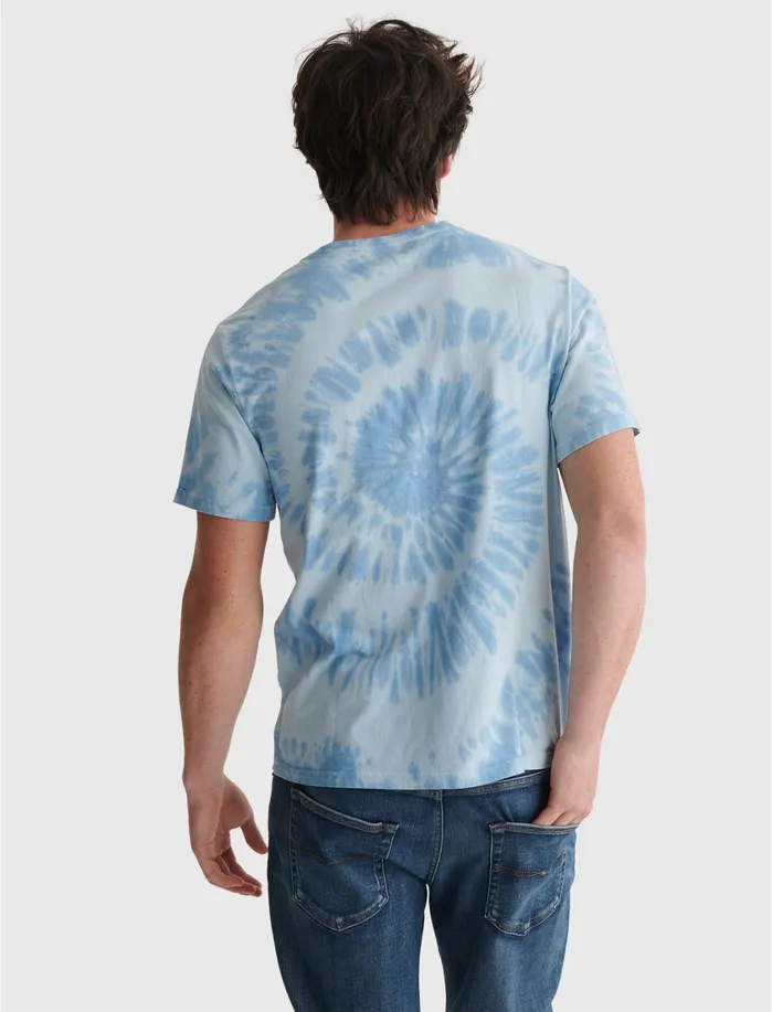 Graphic Tees Men Lucky Brand Top Gun Tie Dye Tee Allure