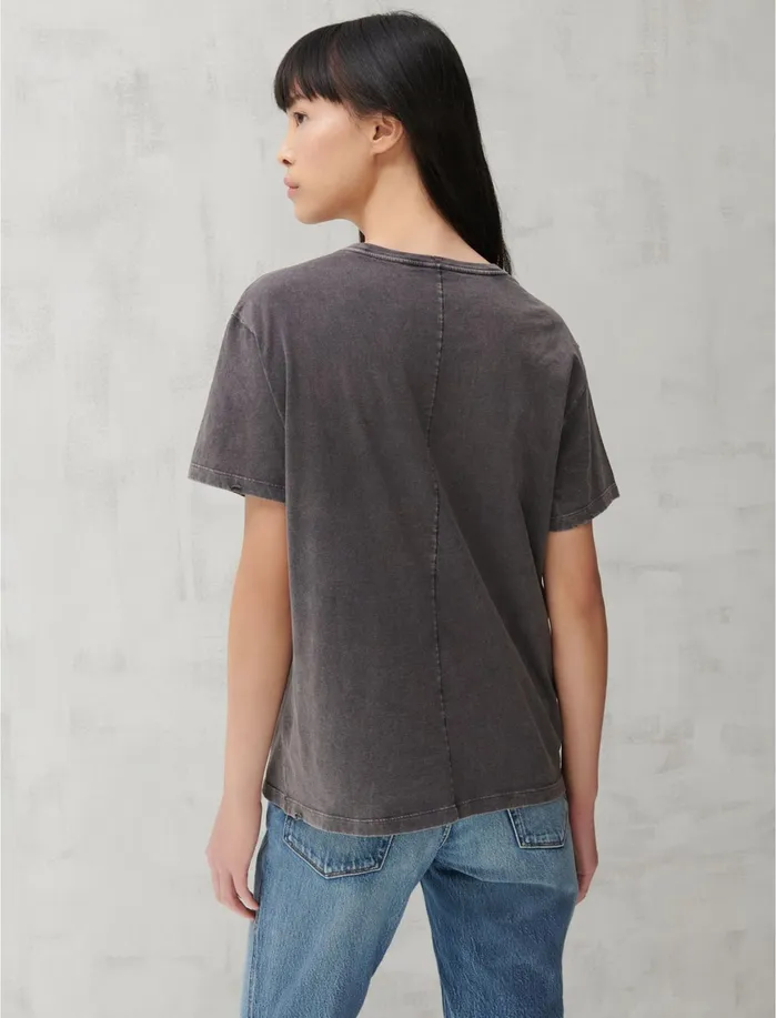 Graphic Tees Women Lucky Brand Graphic Tee Jet Black