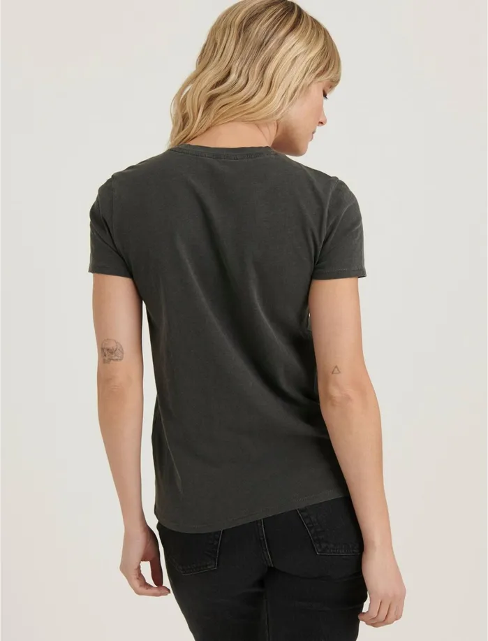 Graphic Tees Women Lucky Brand Jack Daniels Whiskey Tee Lucky Black