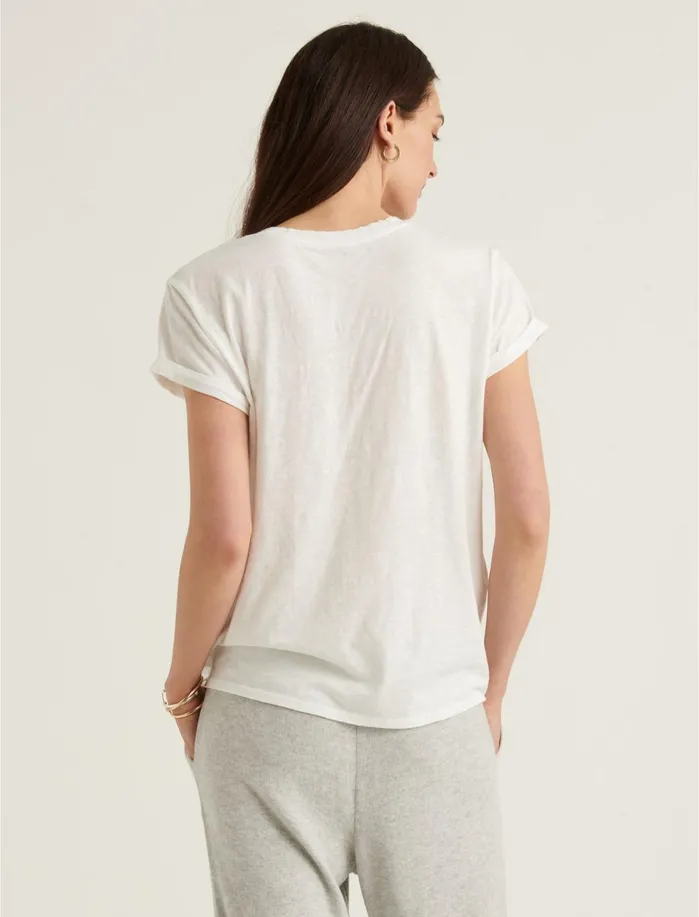 Graphic Tees Women Lucky Brand La Destinations Tee Lucky White