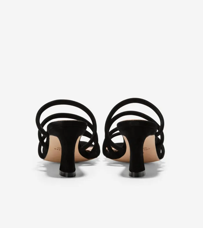 Heels And Wedges Women Cole Haan Adella Sandal Black Suede Heels And Wedges Women Cole Haan Adella Sandal Black Suede
