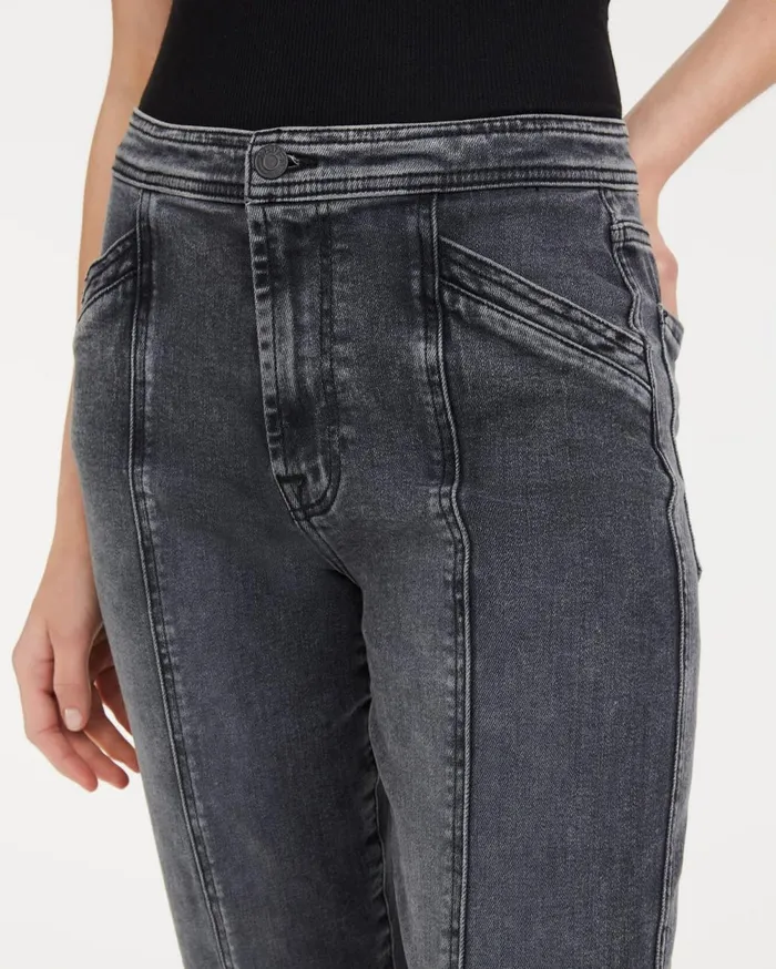 High Waist Women 7 For All Mankind Luxe Vintage Trapunto Seam Jean In Abbey
