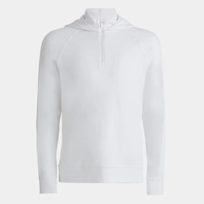 Hooded Luxe Quarter Zip Mid Layer Snow Men GFORE Tops