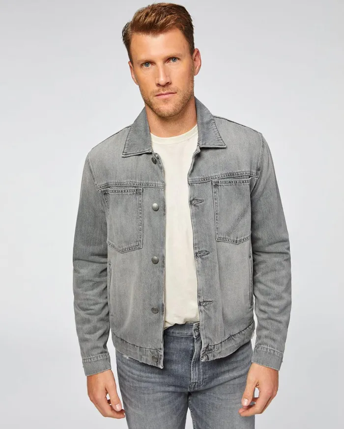 Jackets 038 Coats Men 7 For All Mankind Mojo Patch Pocket Trucker Jacket In Dharma Grey Jackets 038 Coats Men 7 For All Mankind Mojo Patch Pocket Trucker Jacket In Dharma Grey