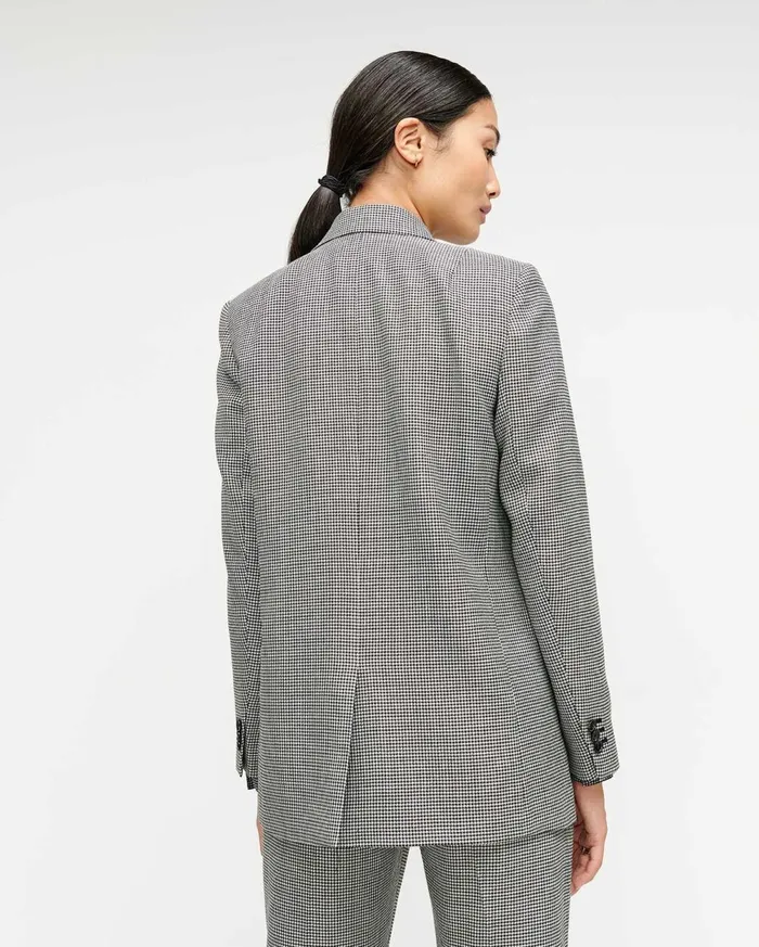 Jackets 038 Coats Women 7 For All Mankind Boyfriend Blazer In Houndstooth