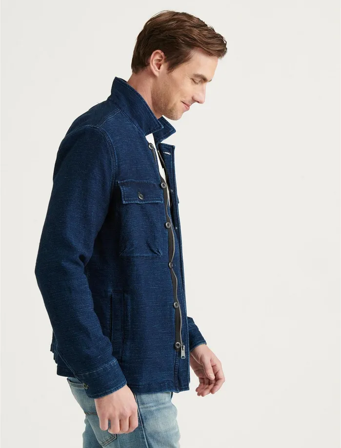 Jackets and Outerwear Men Lucky Brand Indigo Zip Jacket Indigo