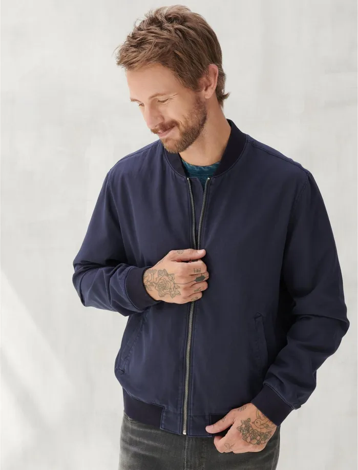 Jackets and Outerwear Men Lucky Brand Light Weight Bomber Jacket Parisian Night Jackets and Outerwear Men Lucky Brand Light Weight Bomber Jacket Parisian Night