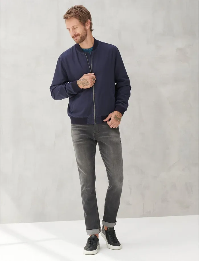Jackets and Outerwear Men Lucky Brand Light Weight Bomber Jacket Parisian Night