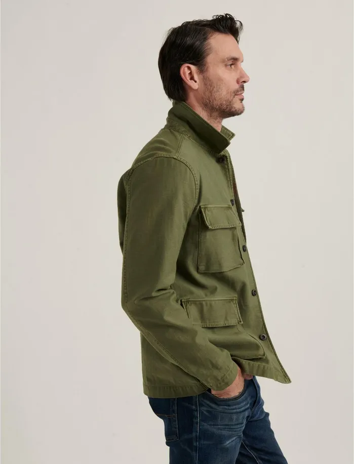 Jackets and Outerwear Men Lucky Brand Military Shirt Jacket Laurel Wreath