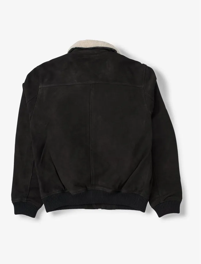 Jackets and Outerwear Men Lucky Brand Nubuck G1 Jacket Black