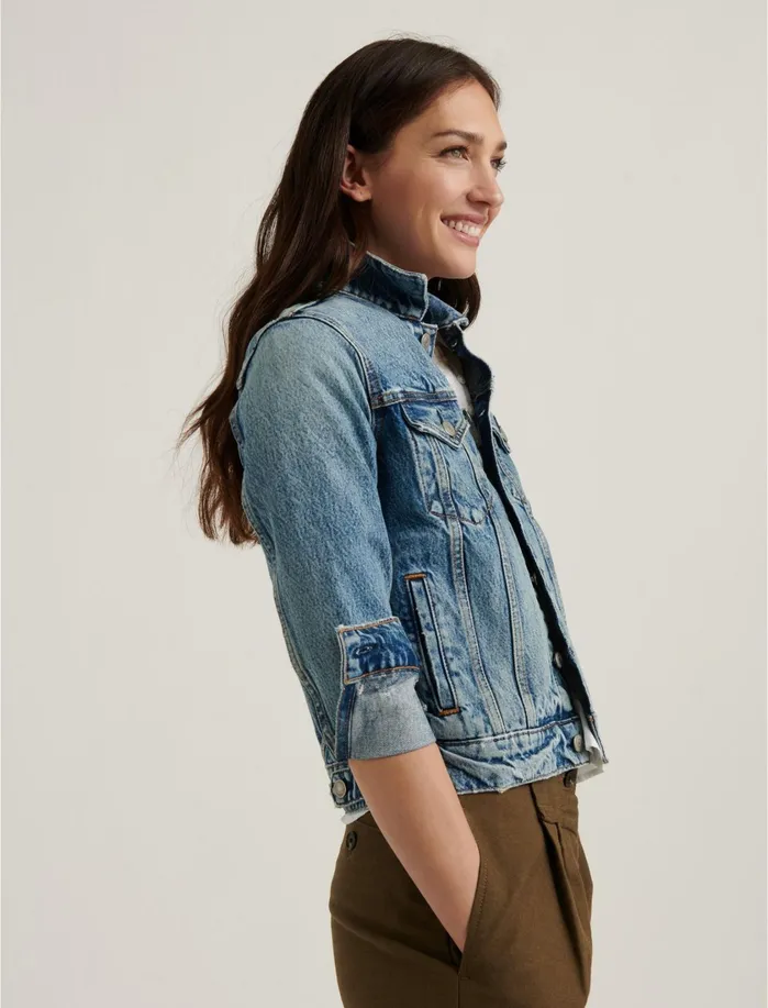 Jackets and Outerwear Women Lucky Brand Weekend Denim Trucker Milo