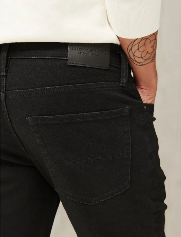 Jeans Men Lucky Brand 105 Slim Taper Advanced Stretch Jean Black Rinse