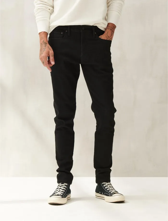 Jeans Men Lucky Brand 105 Slim Taper Advanced Stretch Jean Black Rinse