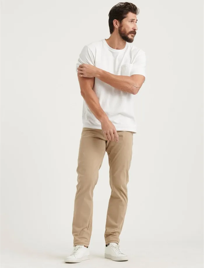 Jeans Men Lucky Brand 110 Slim Sateen Stretch Jean Sand