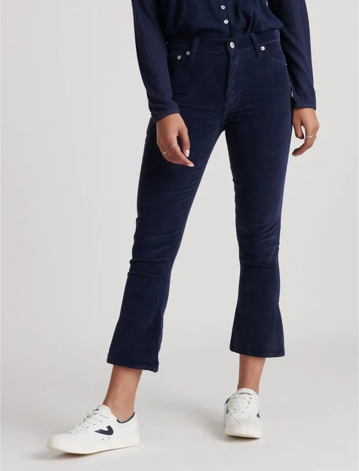Jeans Women Lucky Brand Bridgette Crop Flare American Navy