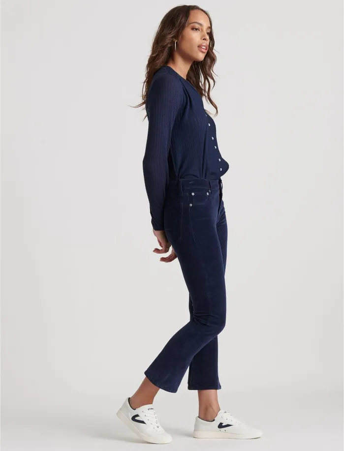 Jeans Women Lucky Brand Bridgette Crop Flare American Navy