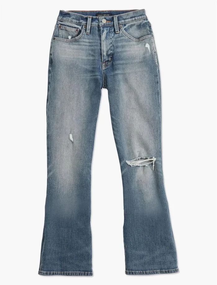 Jeans Women Lucky Brand High Rise Bridgette Crop Mini Boot Jean Union Dest