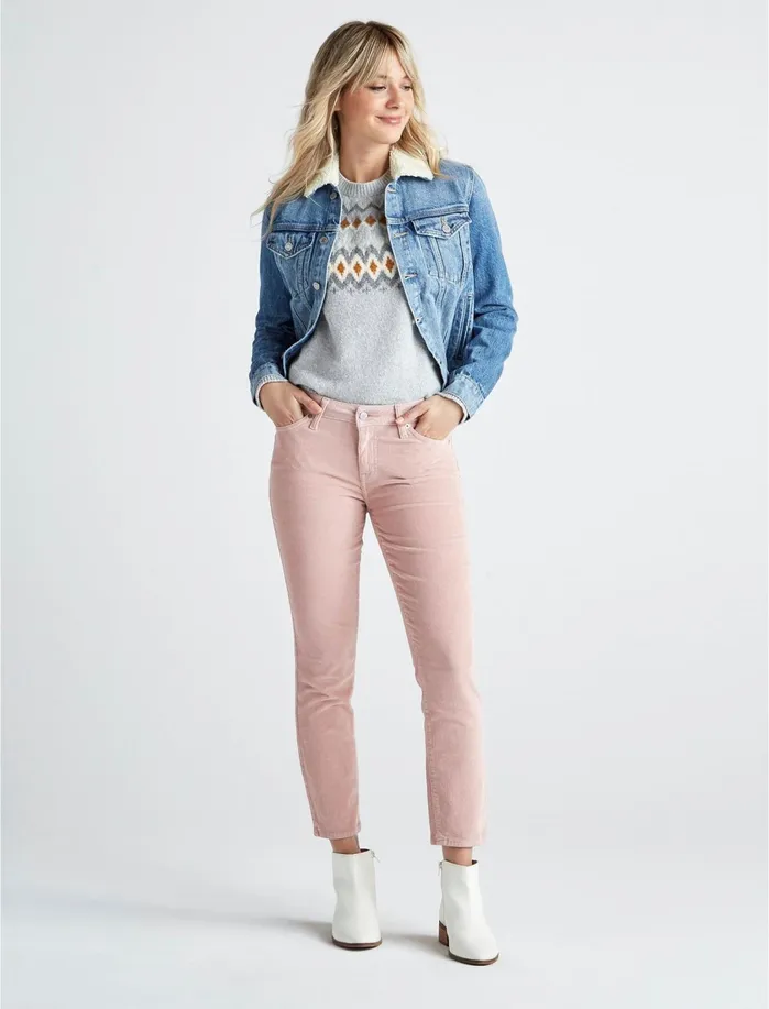 Jeans Women Lucky Brand Lolita Skinny Pale Pink