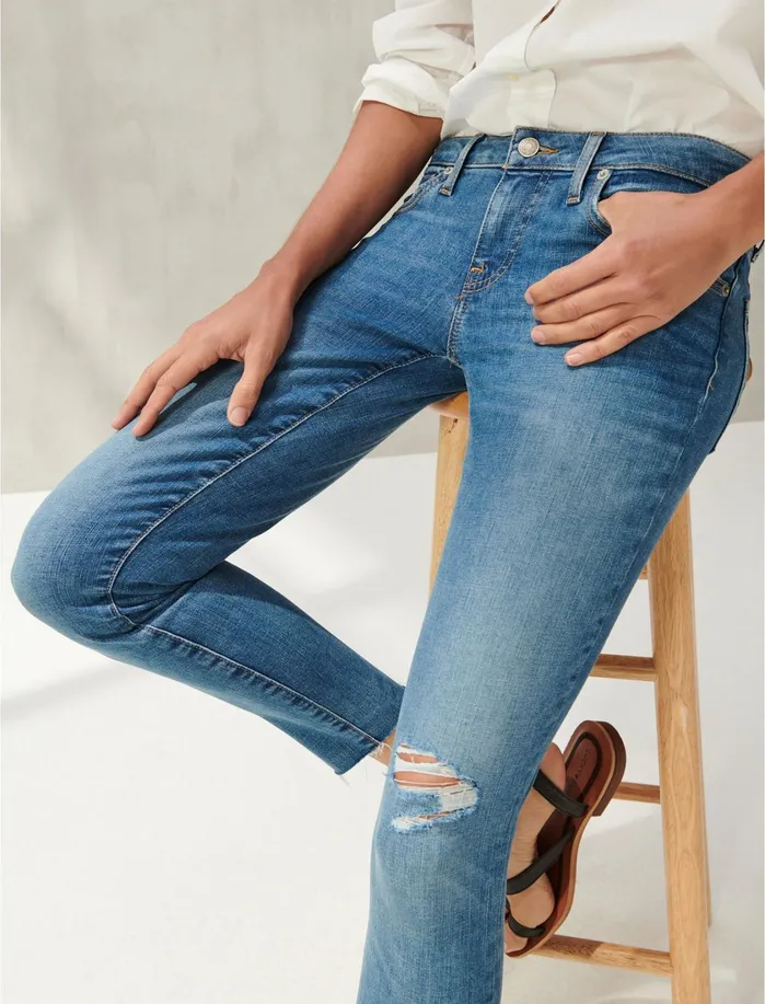 Jeans Women Lucky Brand Low Rise Lolita Crop Jean Primrose Dest Ct