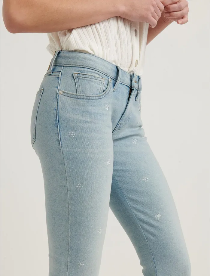 Jeans Women Lucky Brand Low Rise Lolita Skinny Embroidered Jean Magnolia Springs