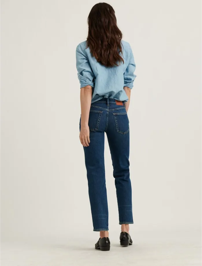 Jeans Women Lucky Brand Mid Rise Authentic Straight Jean Rocco